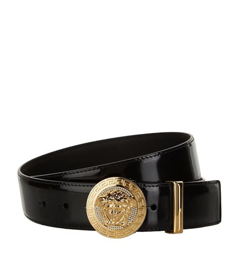 versace crystal medusa belt|versace medusa belt men.